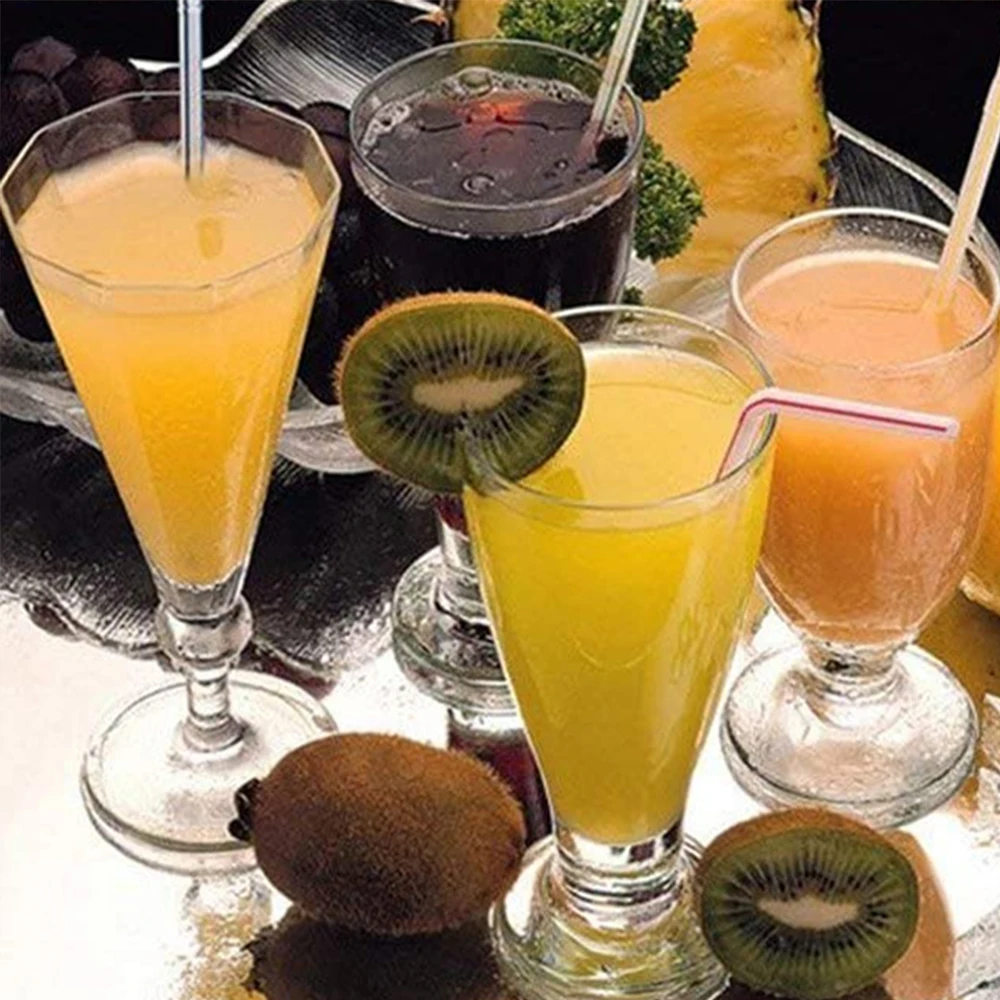 50-3000PCS Multicolor Drinking Straws rietjes Flexible Cocktail cola rietjes Party Bar Wedding Kitchen Beverage Straw Wholesale