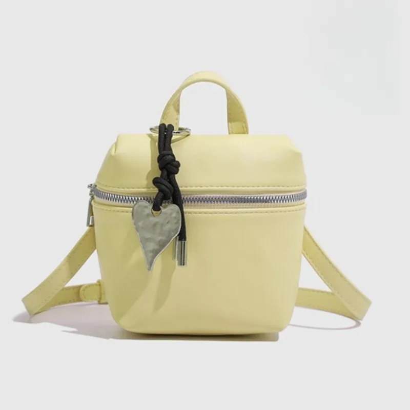 2026 Korean Style Summer New Small Backpack Casual Versatile Mini Mobile Phone Bag Love Pendant Shoulder Crossbody Bag For Women - view 4