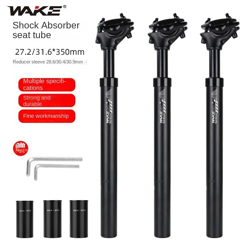 

Bicycle Seatpost Shock Absorber Shock Absorber Seatpost Aluminum Alloy Forged Mountain Bike Accessories Mtb Telescopic Seatpost