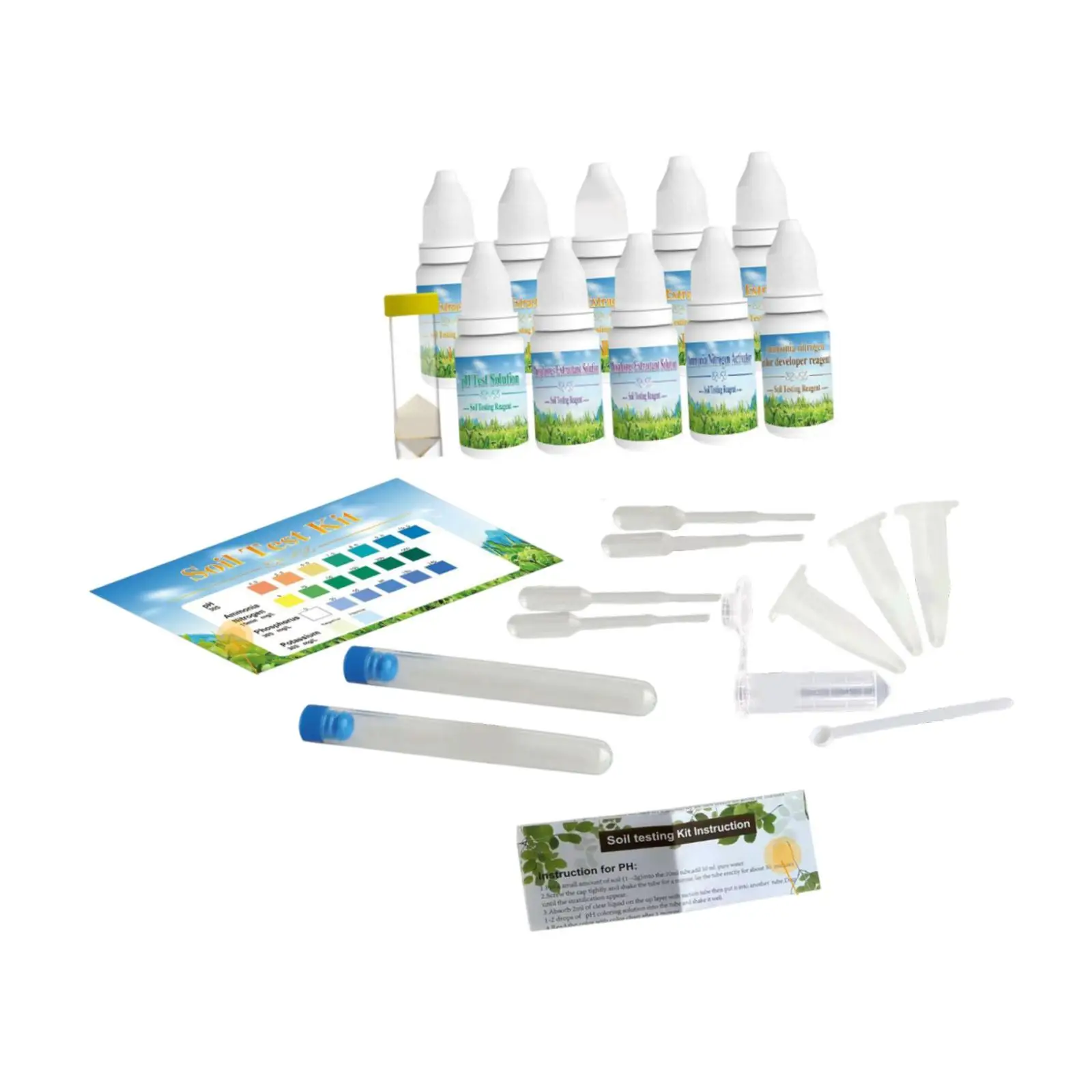 

Soil Test Kit Easy to Use Soil Tester for Vegetables Gardening Plants Care
