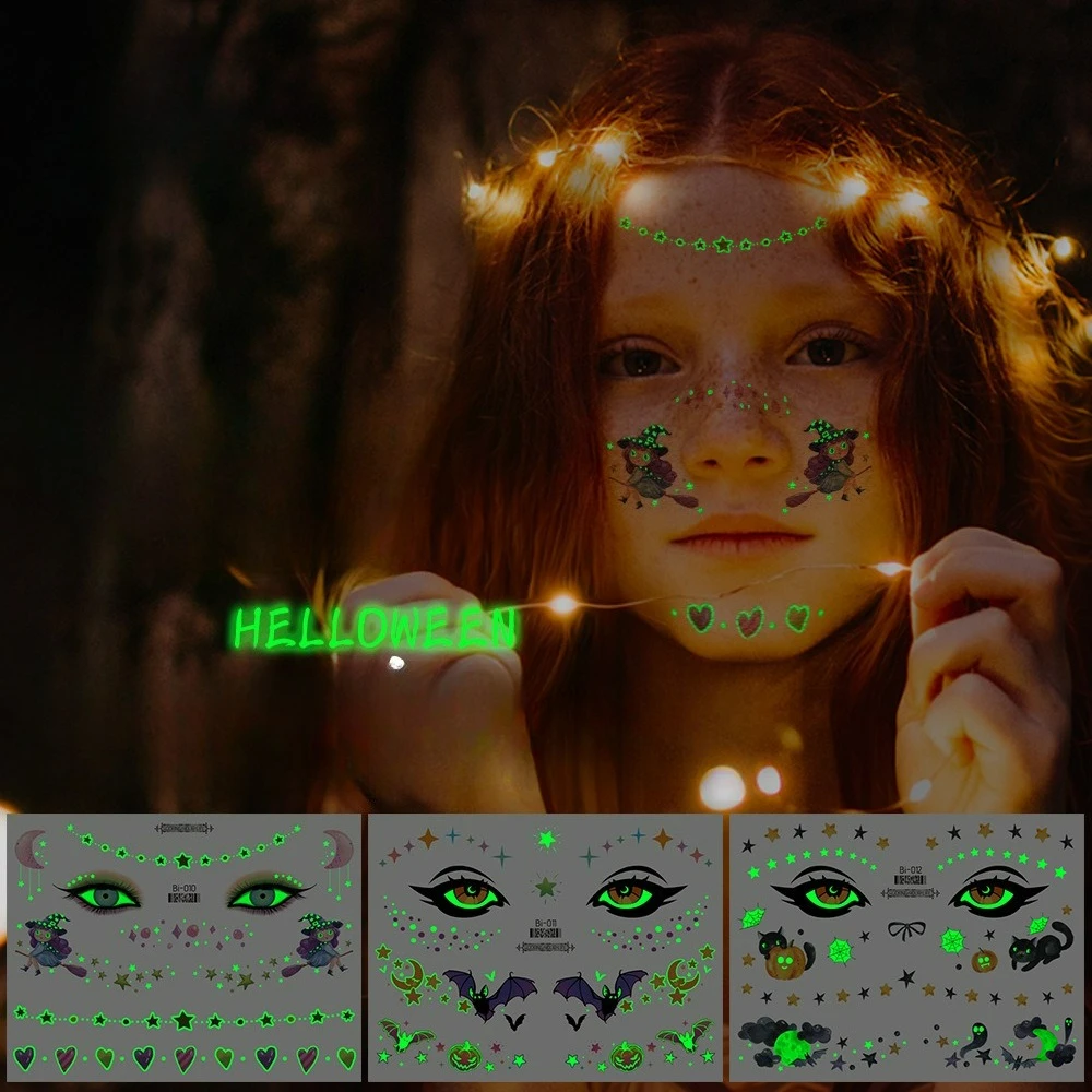 

New halloween faceTemporary tattoo stickers