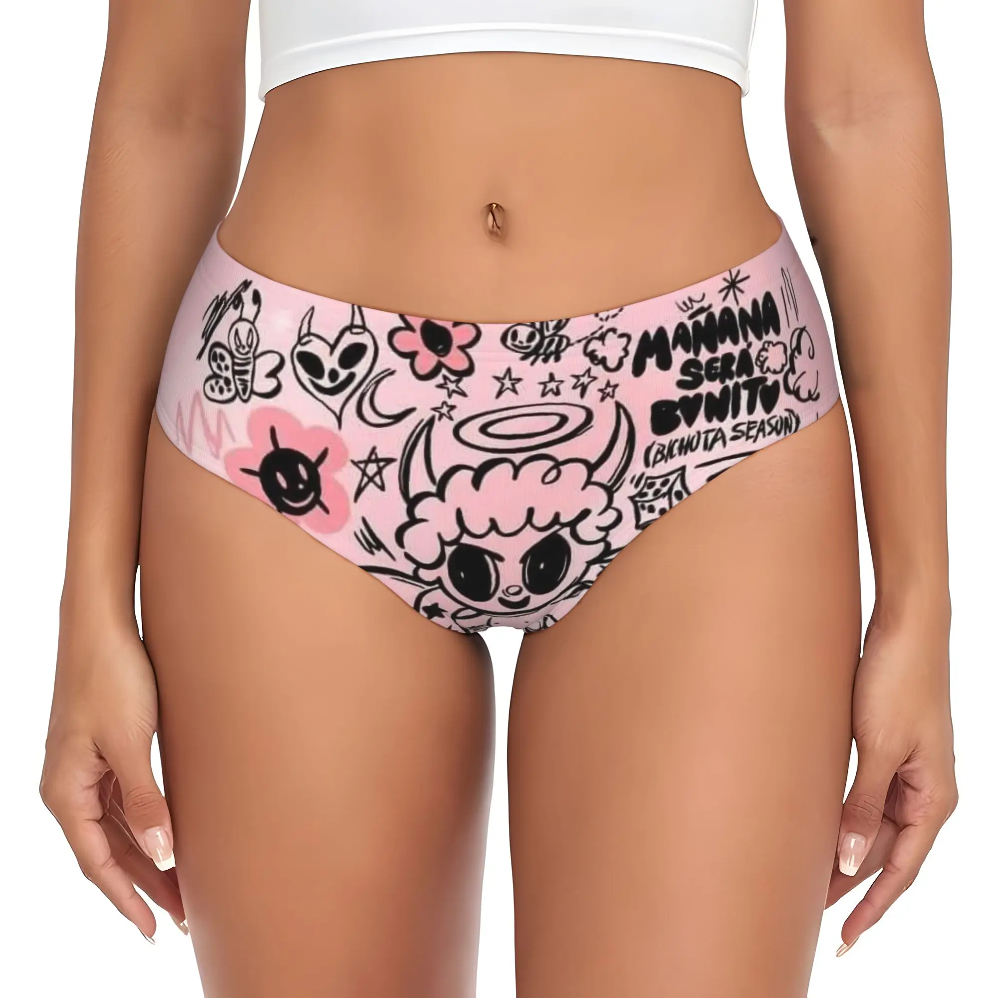 Custom Women Manana Sera Bonito Bichota Karol G (2) Panties Breathable  Briefs Underwear