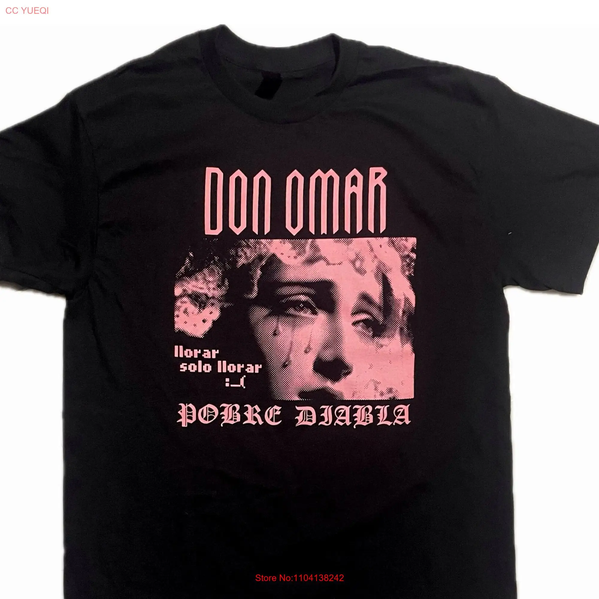 Don Omar poor devil t shirt long or short sleeves