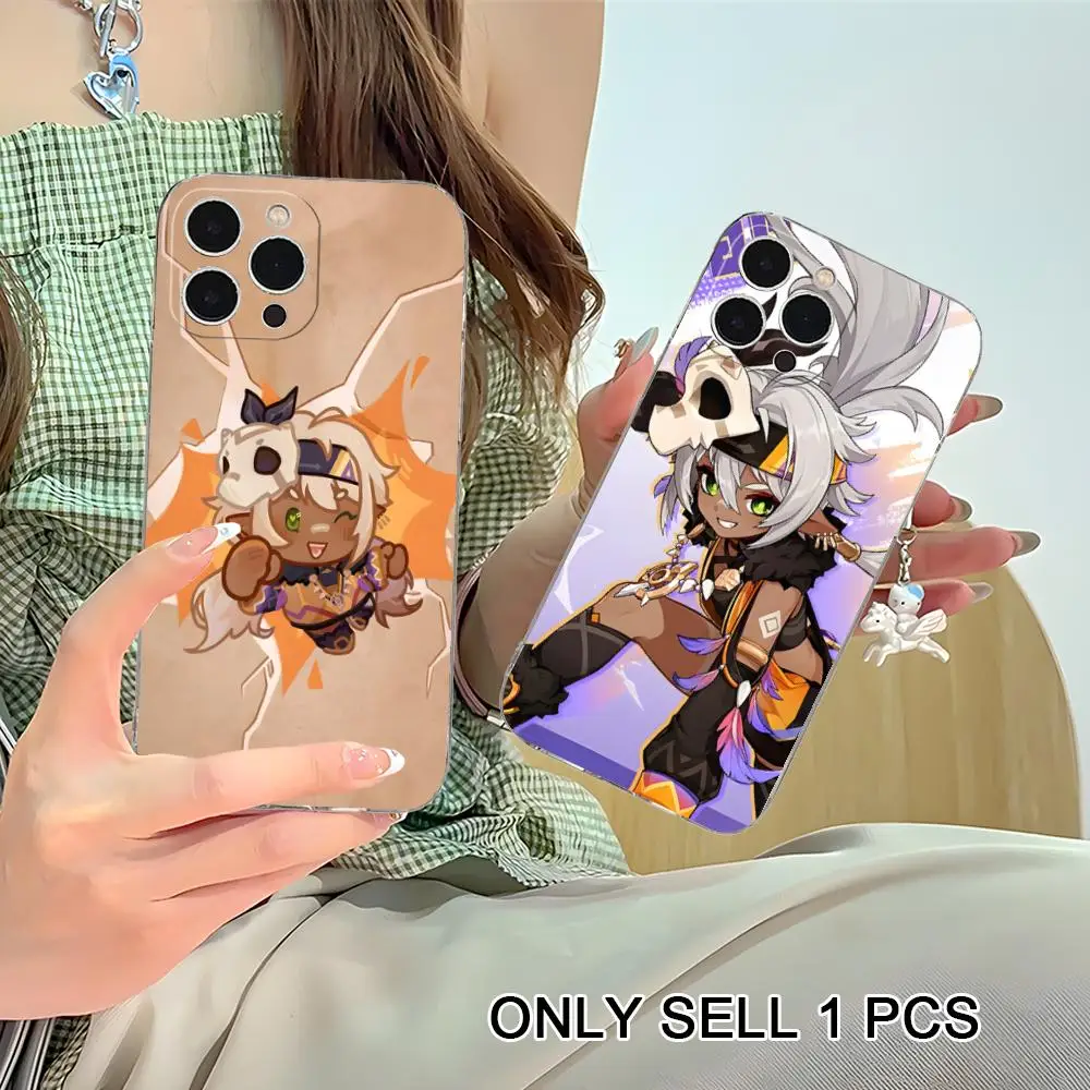 

Game GI Iansan Phone Case for iPhone 17 16 15 14 13 12 11 X XR XS Air Pro Max Plus Mini Soft TPU Clear Cover