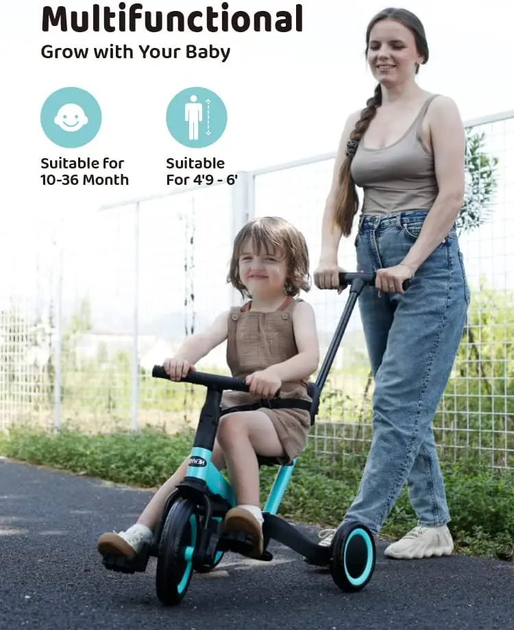 Peuter Driewielers Voor 1-3 Jaar, Peuter Fiets, Baby Balans Fiets, Kerst En Verjaardag Cadeau Voor Jongen En Meisje, Trike Met P