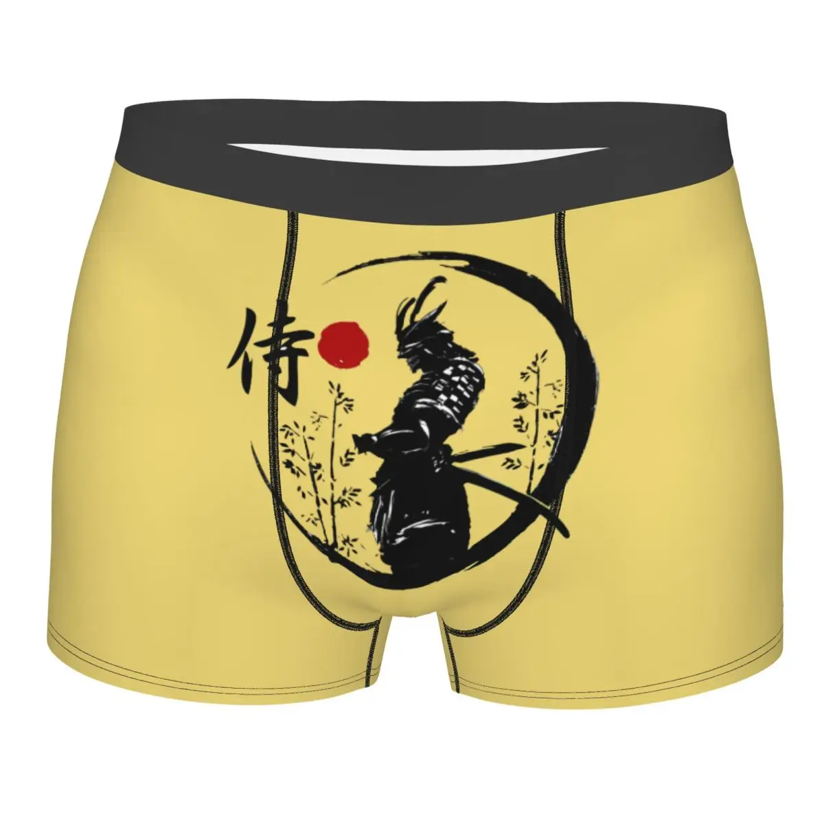 

Пользовательские японские самурайские шорты-боксеры для Homme с 3D принтом Катана Бусидо, нижнее белье, трусы, мягкие трусы