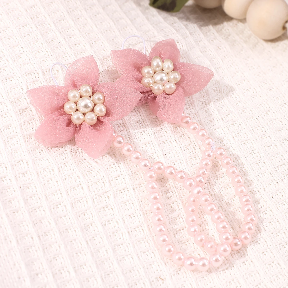 Ylsteed الوليد فتاة اللؤلؤ صنادل بيرفوت الرضع التصوير اكسسوارات طفلة التصوير الدعائم أحذية القدم #4