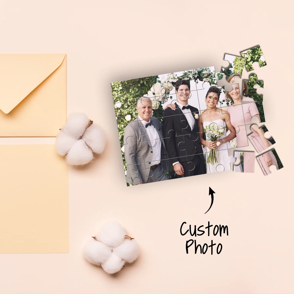 

Creative wedding marriage Custom Photo Customized Poster Personalized Picture Custom DIY Personalised Photo Portrait Puzzles