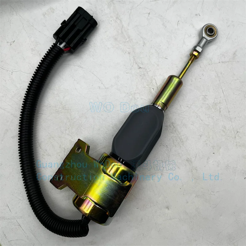 6BT5.9 engine stop solenoid for Hyundai R140LC-7 R210LC-7 R250LC-7