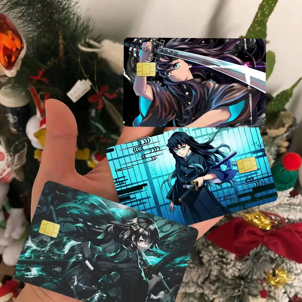 Muichiro Tokito Anime Young Creidt Card Debit Card Sticker Film Case Front Tape For Small Big Chip No Chip