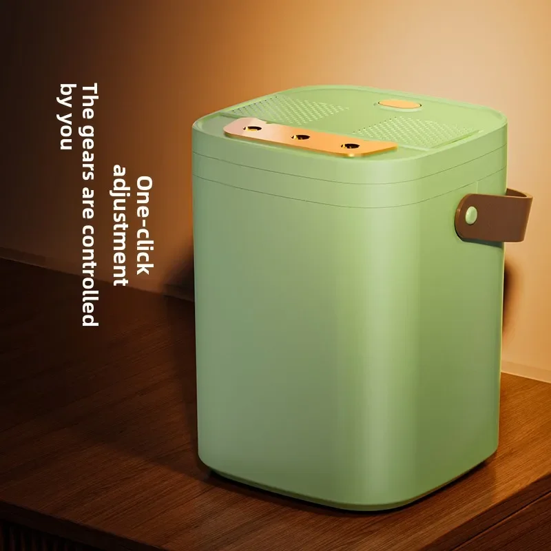 Luftbefeuchter mit drei Düsen und Nachtlicht, 1,8 l Fassungsvermögen, doppelter Filter, Aromatherapiegerät, USB, leise, mit Zeitschaltuhr, für Schlafzimmer und Auto – Detail 10
