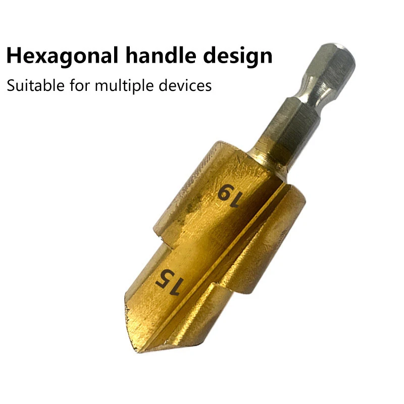 PPR Lifting Stepped Drill Bit Hexagon Shank Water Pipe Connection Tool 20/25/32mm Full Open Process