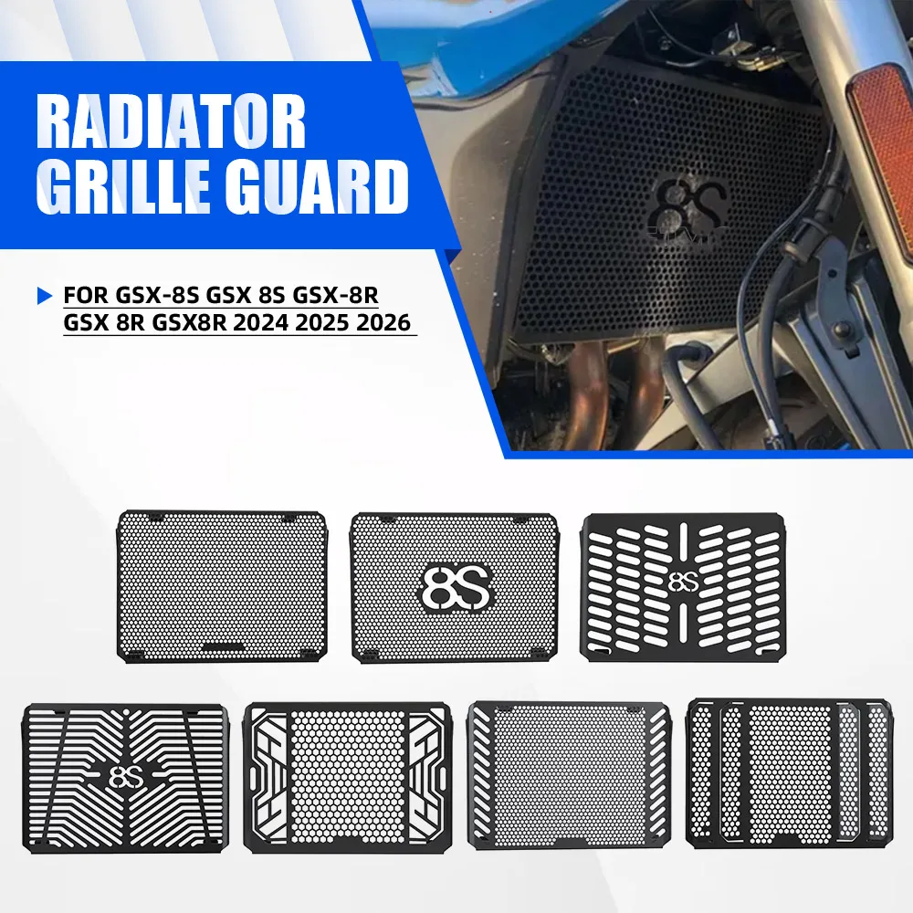 For Suzuki GSX-8S GSX 8S GSX-8R GSX 8R GSX8R 2024 2025 2026 Motorbike Radiator Grille Protective Guard Cover Perfect GSX 8 S R