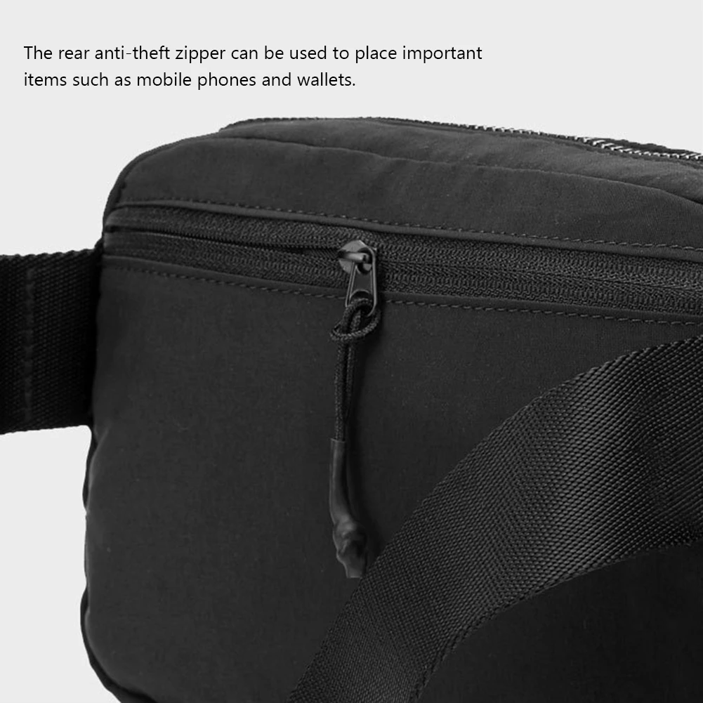 2023 Nieuwe Mannen Taille Tas Nylon Waterdichte Borst Tas Vrouwen Crossbody Tassen Outdoor Verstelbare Sport Mobiele Telefoon Tas Oxford luxe