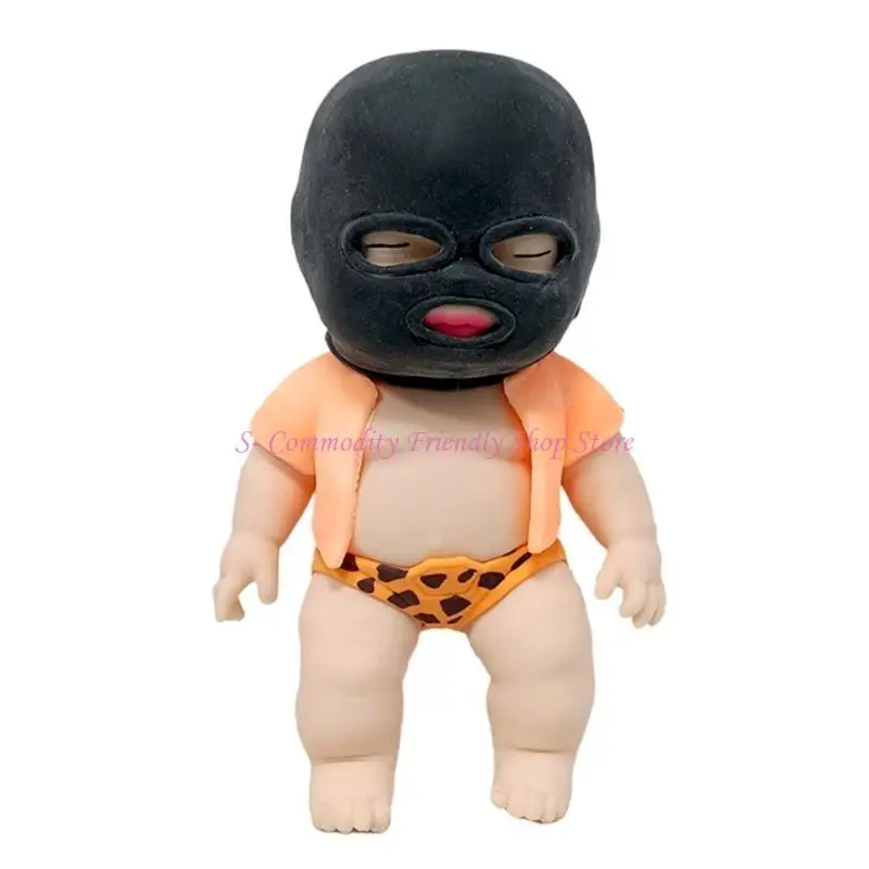 85ae Squeeze Masked Doll Tout TPR Stretch Tout Soup Stress Stristage Party Faven Pression Release Toy Office Antianxiety Toy