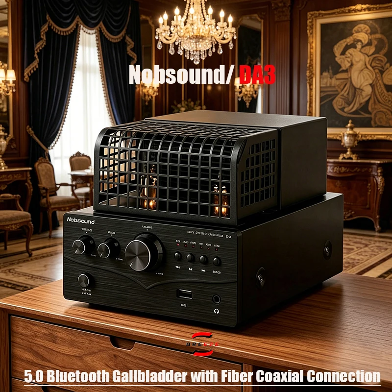 BREEZE 2027 New Nobsound/DA3 Bluetooth 5.0 Amplifier Electronic Tube hifi Fever Grade Gallbladder Audio