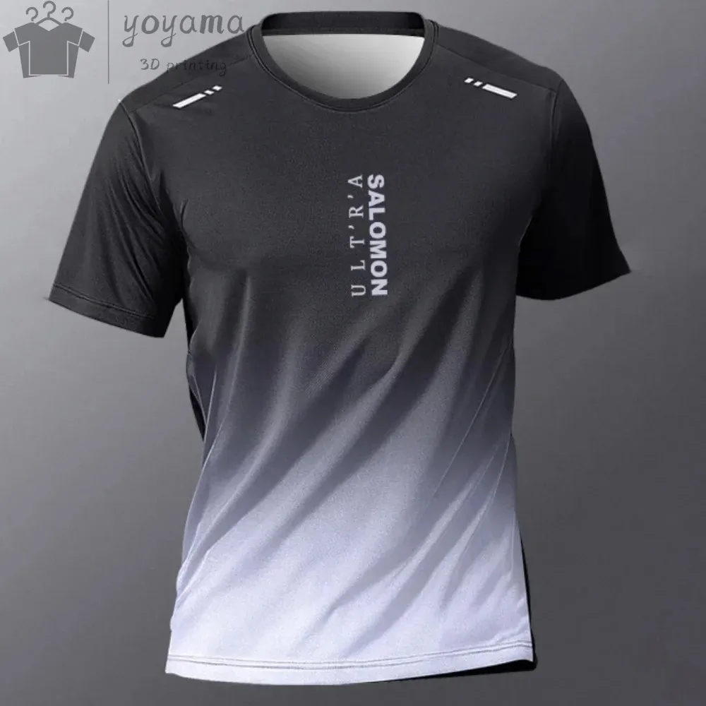 

Men's Clothing Gradient Short Sleeve Tee 3d Print T Shirts For Men O-Neck Oversized T-Shirt Y2k Simple Fashion T-Shirt Men Tops