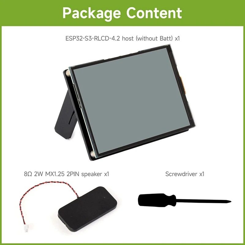 4.2inch RLCD Development Board WiFi BLE IoT Module AI Voice Interaction DIY Learning
