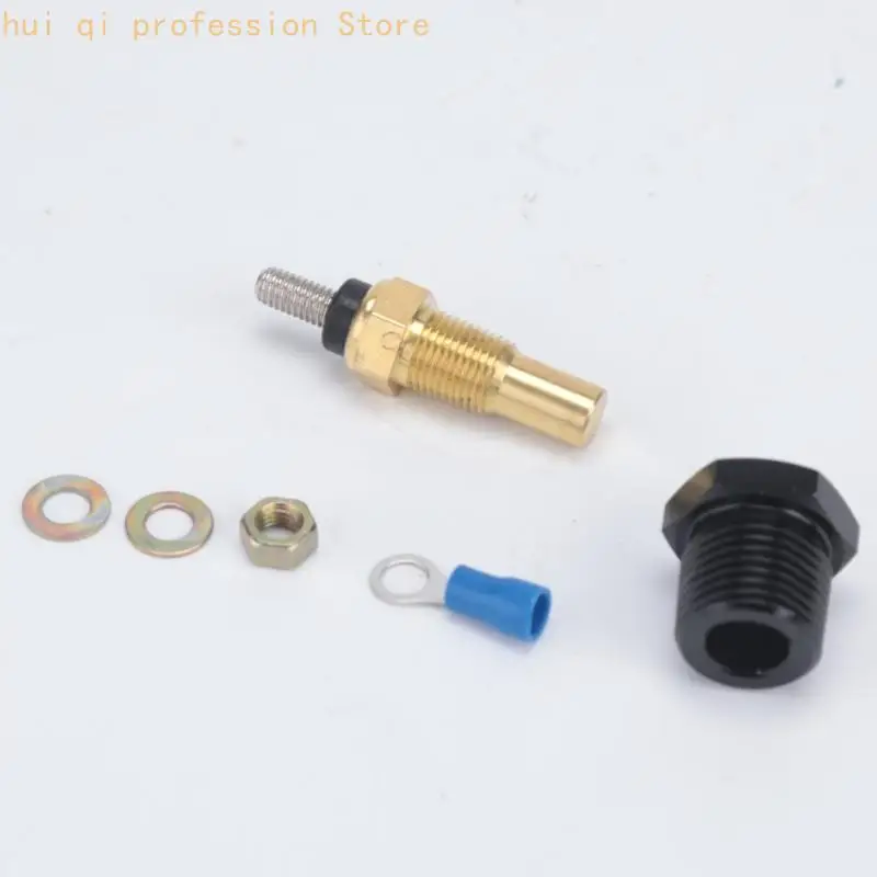 Water Temperature Adapter Package 3/8NPT for K20 and K24 Engine Conversions, Pairing a Threaded with the Aluminum Adapter Body