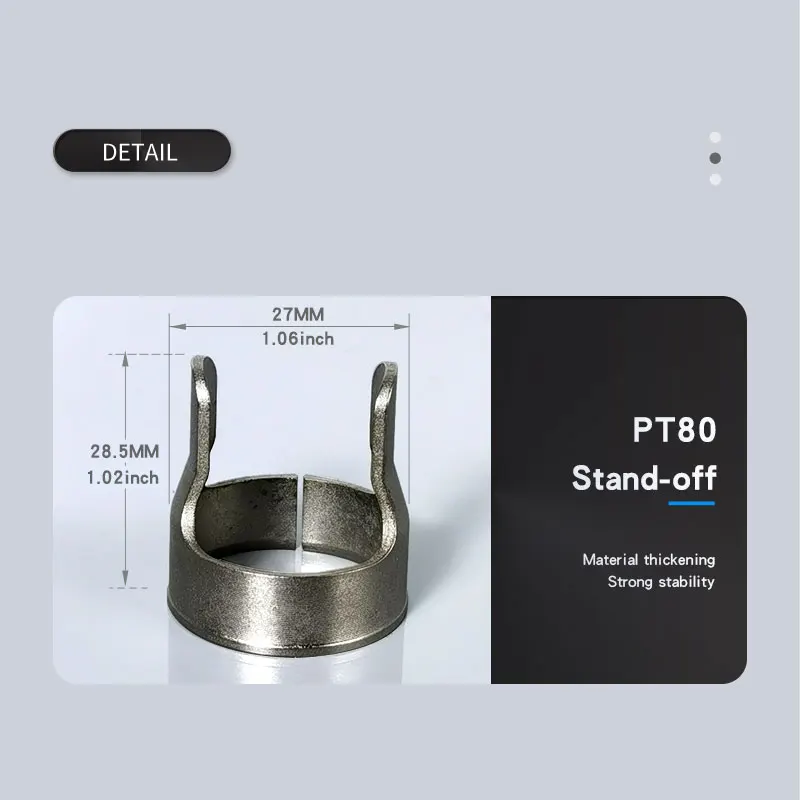 PT-80 IPT-80 PT80 Plasma Cutting Torch Tip Nozzle Electrode Stand-off Retaining-cap Swirl-ring Plasma Cutting Flashlight Kit