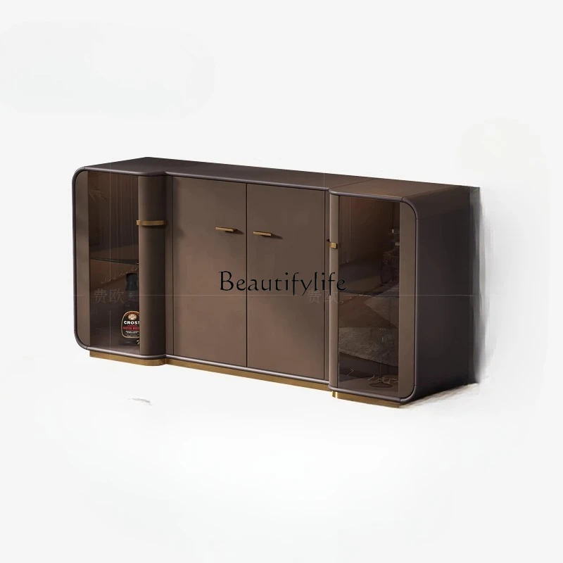 

Italian restaurant locker household fashion marble high-end entrance cabinet