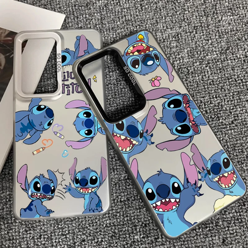 

Stitch Angel Cute Art Disney For Redmi Note 13 12 12S 11 11S 11E 10 10T 10S 9C 9T Pro Plus Max Lite 5G Colorful Silver Funda