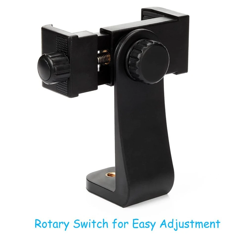 1/4 Screw Universal Phone Tripod Clip Bracket 360° Rotatable Smartphone Mount Adapter Photography Accessory for iPhone 15 Phone view 4