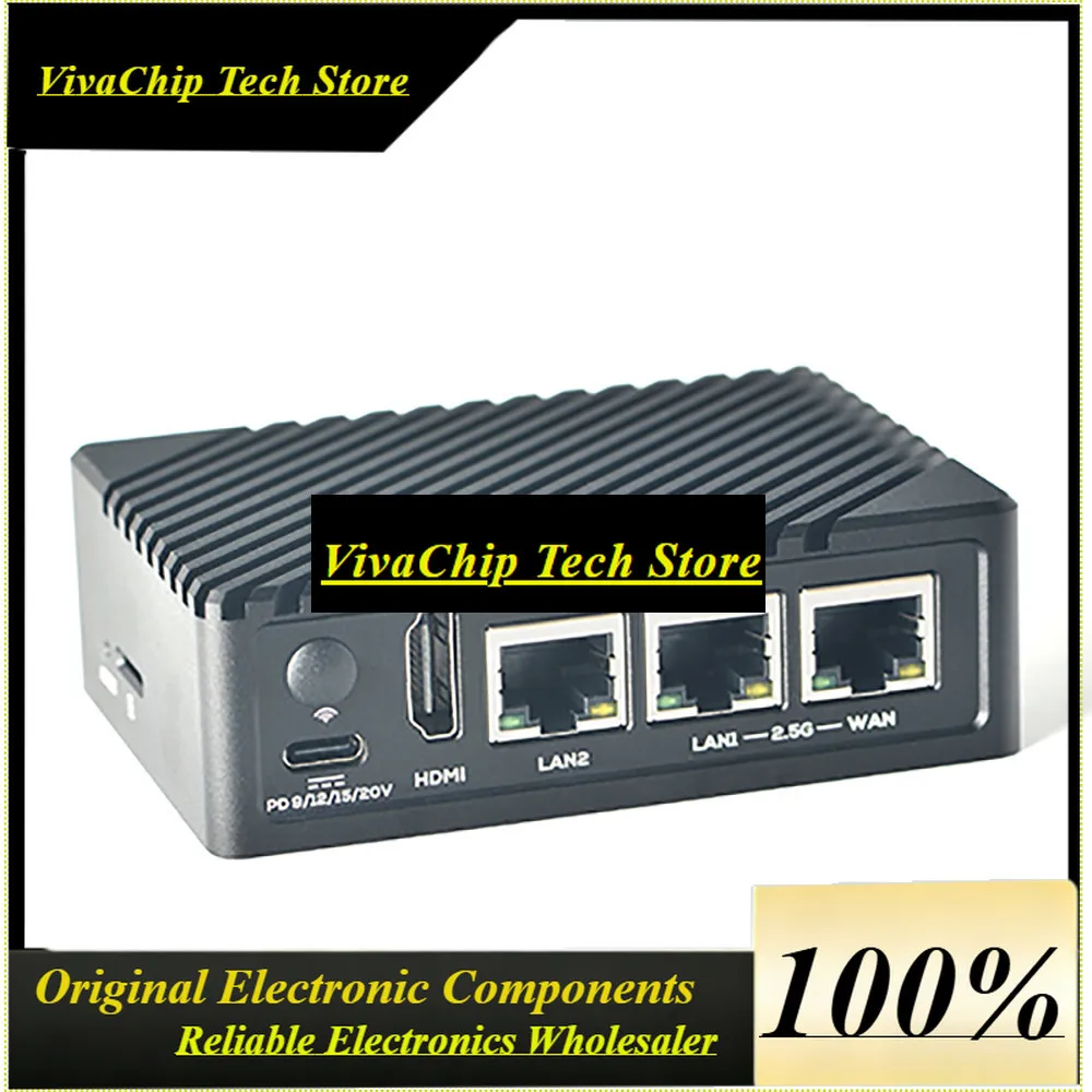 VivaMetal Case For The Nanopi R6S Development Boards