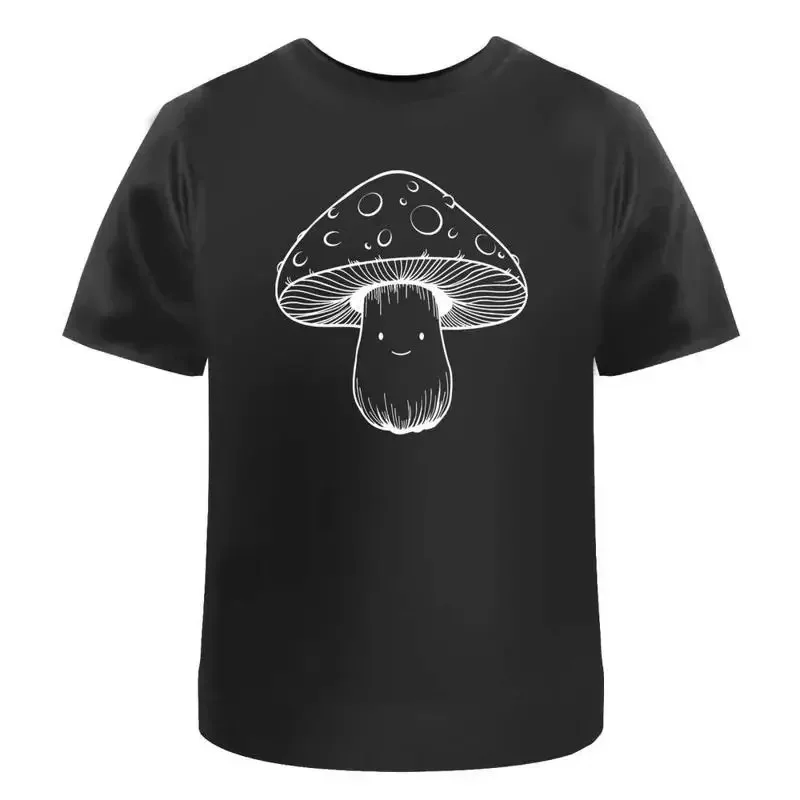 Smiling Toadstool Mushroom' Cotton T Shirt Ta041640