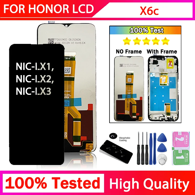 6.61“AAA+ For Huawei Honor X6c Display For Honor X6C LCD NIC-LX1