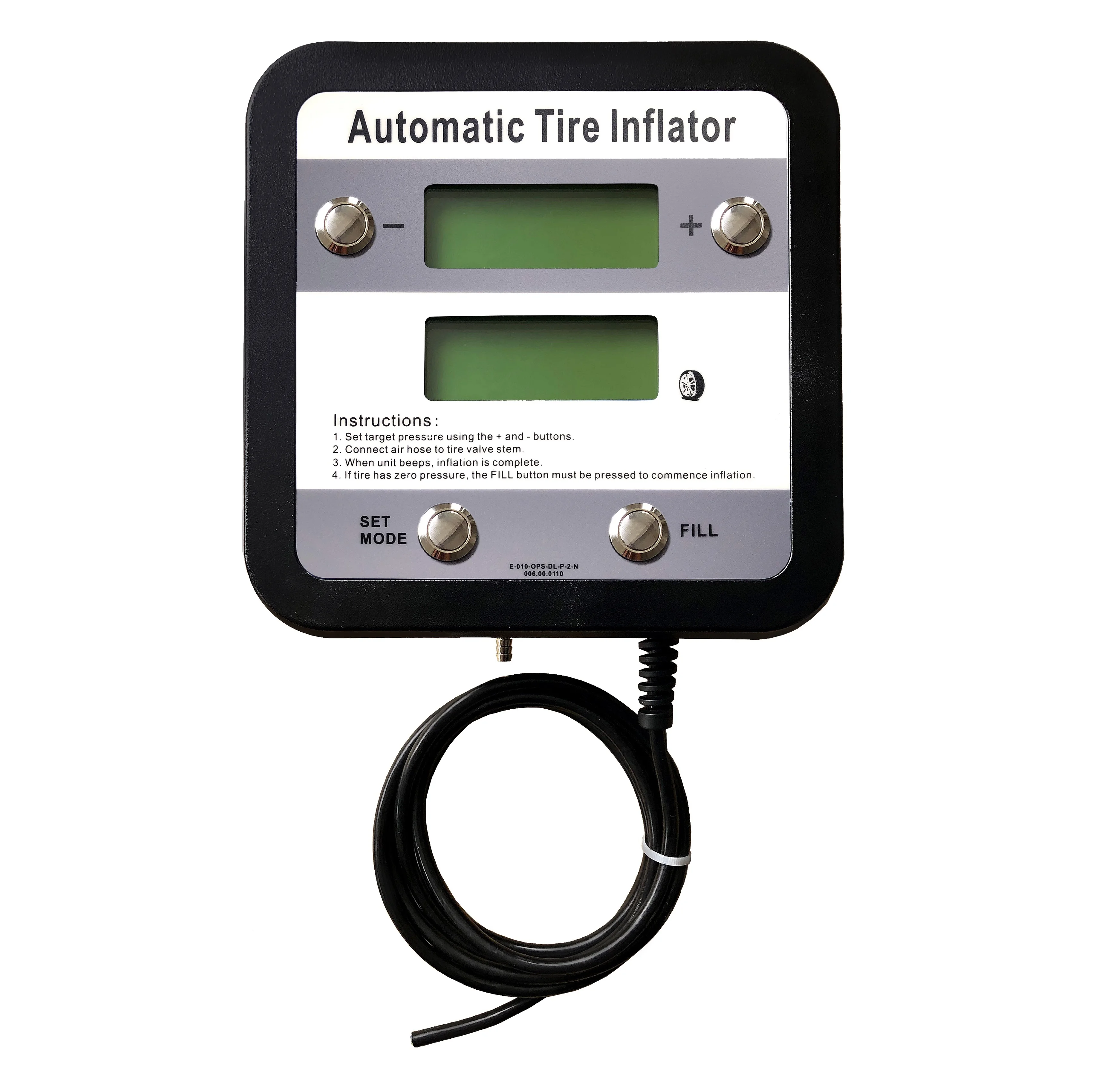

G5 Workshop Wall-Mounted Large Dual LCD Display Electric Air Pumps Indoor Tyre Inflators With ABS Material Tire Pressure Gauges