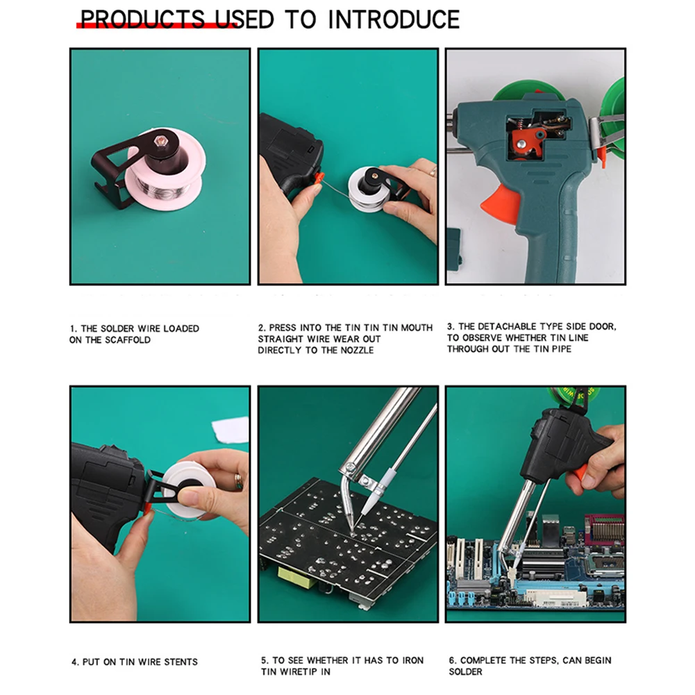 Hand-held Soldering Iron Kit Portable Automatically Send Tin Tool For Welding Repairing Welding Equipment Soldering Iron