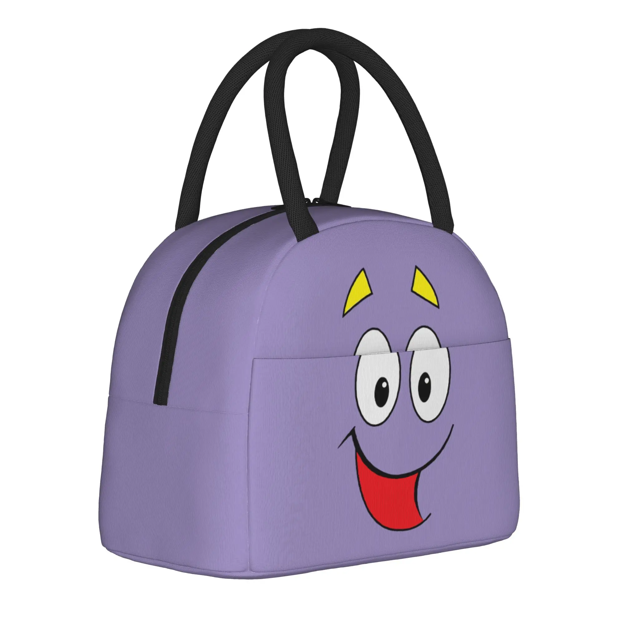 D-Doras Cartoon Insulated Lunch Bags Cooler Bag Reusable,Meal Container  Portable Lunch Box Tote Bento Pouch Work  Travel