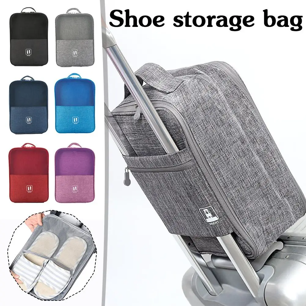 

Multifunctional Travel Shoe Storage Bag Practical Portable Bag Multi-layer Bag Shoe Shoe Box Hanging Cationic E0R1