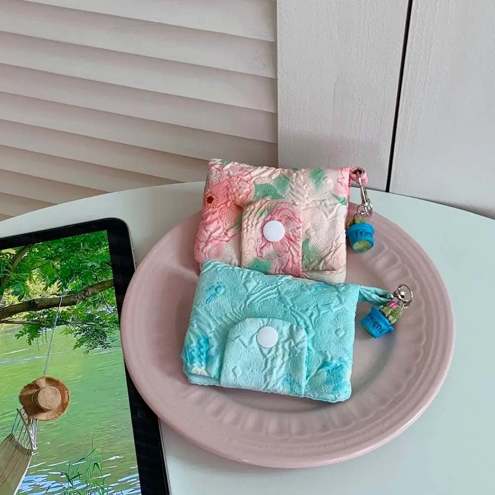 مزاجه قماش زهرة محفظة نسائية للعملات المعدنية فقاعة القماش الدب محفظة النقود الصغيرة متعددة الوظائف محفظة نسائية للعملات المعدنية القماش المغلف محافظ النساء