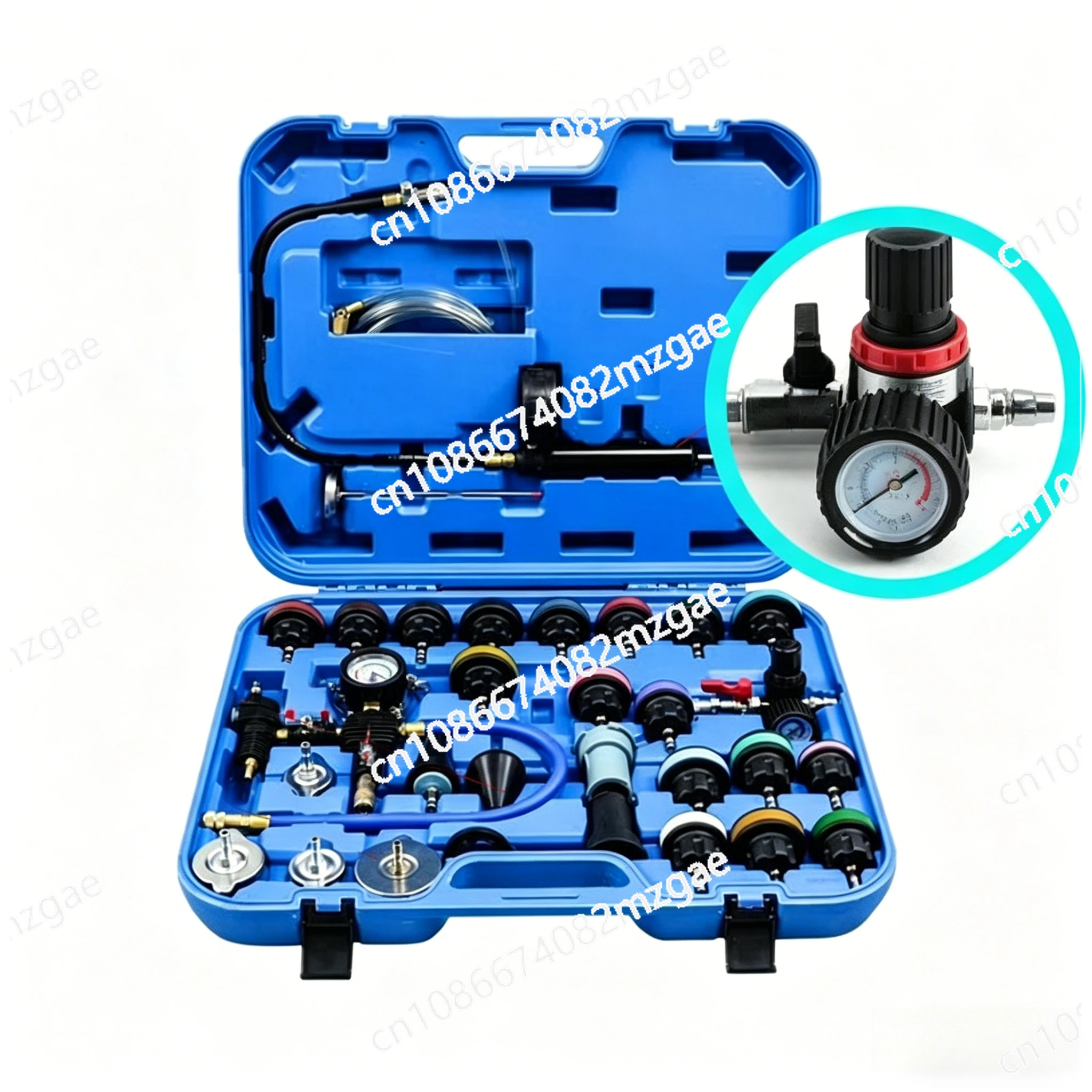 31 Pieces of Automotive Water Tank Pressure Leak Detection Tool, Water Tank Leak Detector Pressure Detection Table