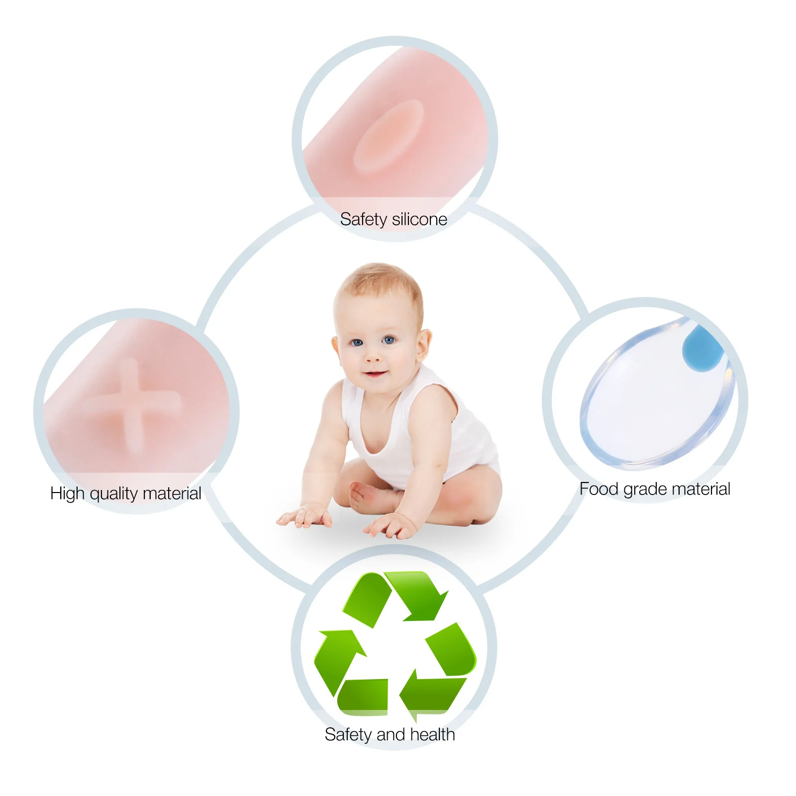 

2 шт. детские силиконовые ложки, прочный, безопасный, практичный дизайн, посуда для малышей, ложки для кормления детей, детская ложка, детские столовые приборы