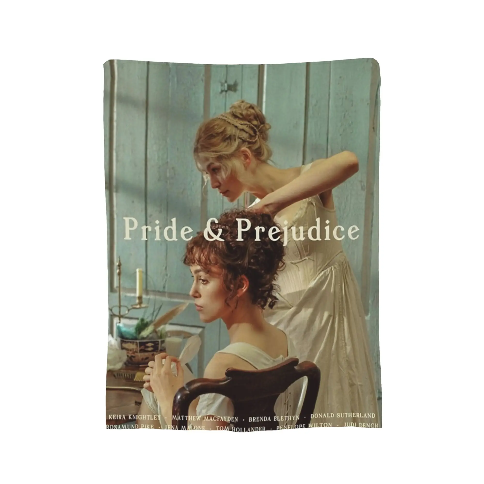 الكبرياء والتحامل الفيلم المشارك البطانيات المرجان الصوف أفخم الصيف تنفس رمي البطانيات للمنزل فراش خارجي يلقي