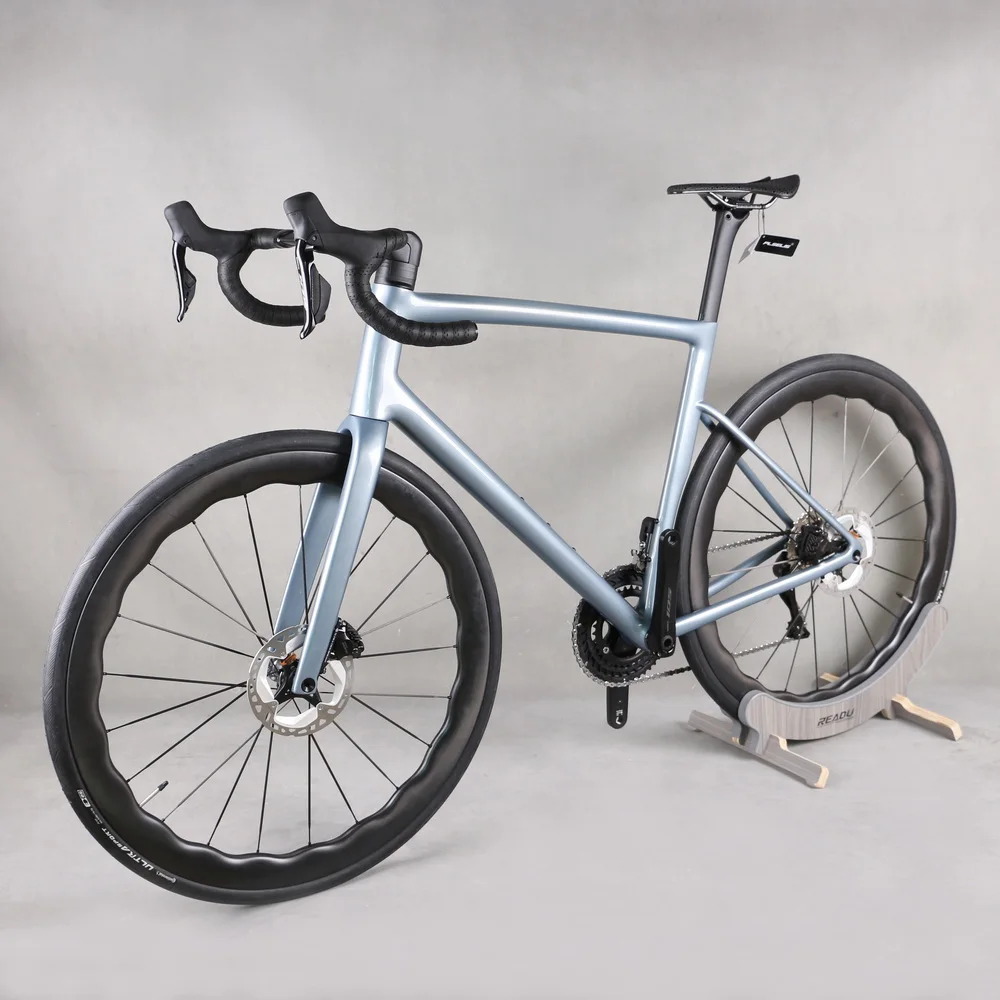 24 سرعة الطريق دراجة كاملة TT-X70 R7170 Di2 مجموعة YS3481 الطلاء الكربون المتحدث العجلات 7.55 كجم دراجة #1