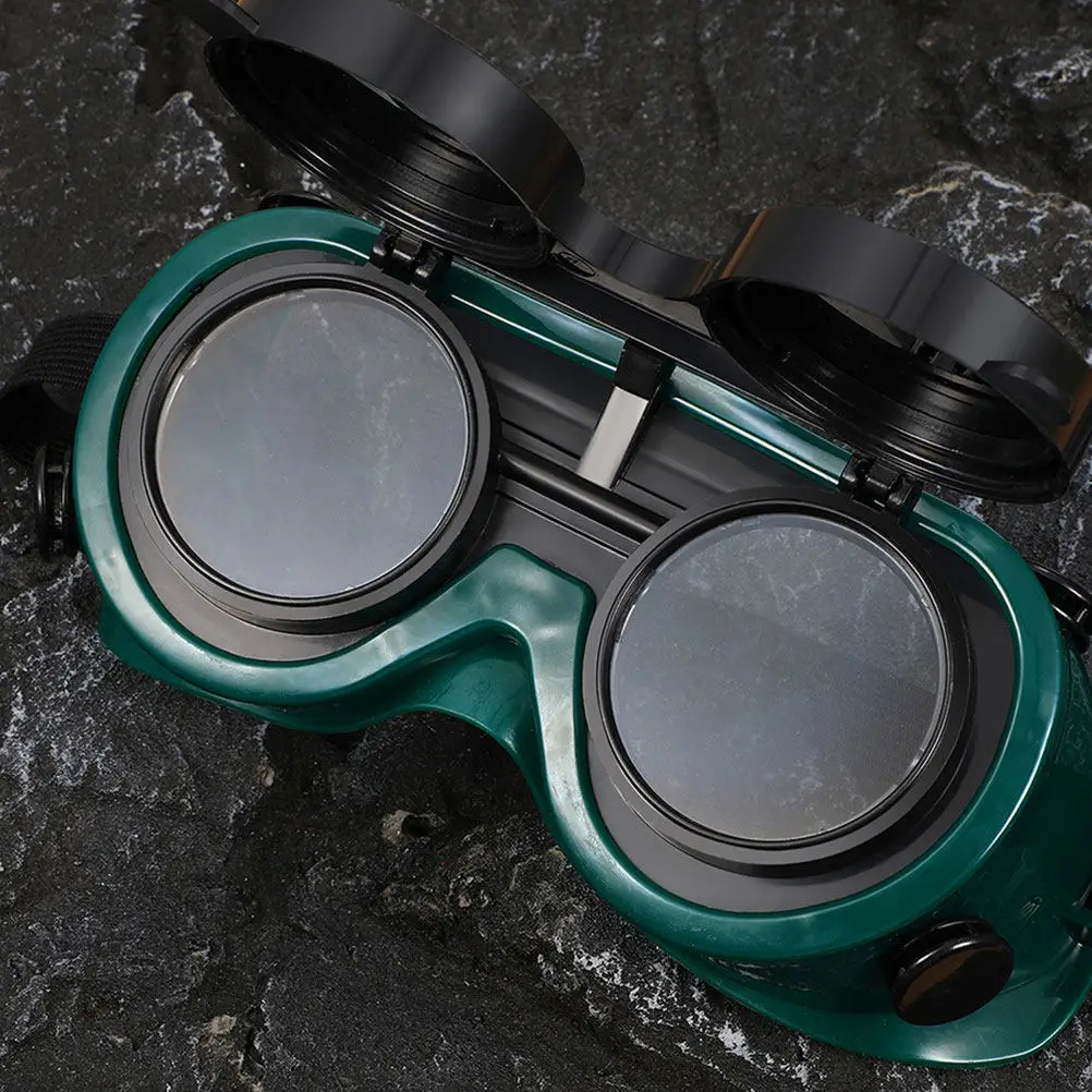 

4Pcs Welding Goggles Flip-Up Design Industrial Safety Goggles for Welders Eye Protection Against Uv Radiation Intense Light