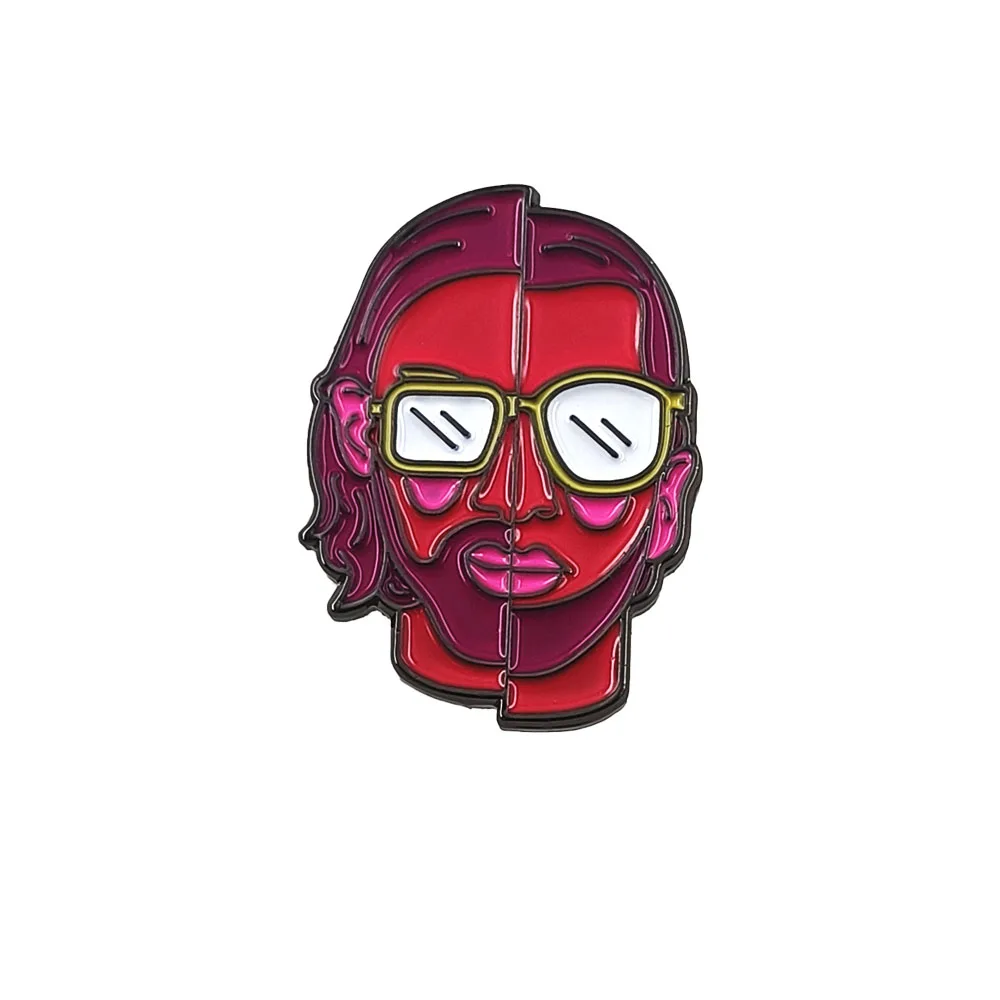 Broche de escultura de cabeza de PNL del grupo de Rap francés, accesorios exclusivos para insignia de hip-hop, Pin esmaltado personalizado, regalos