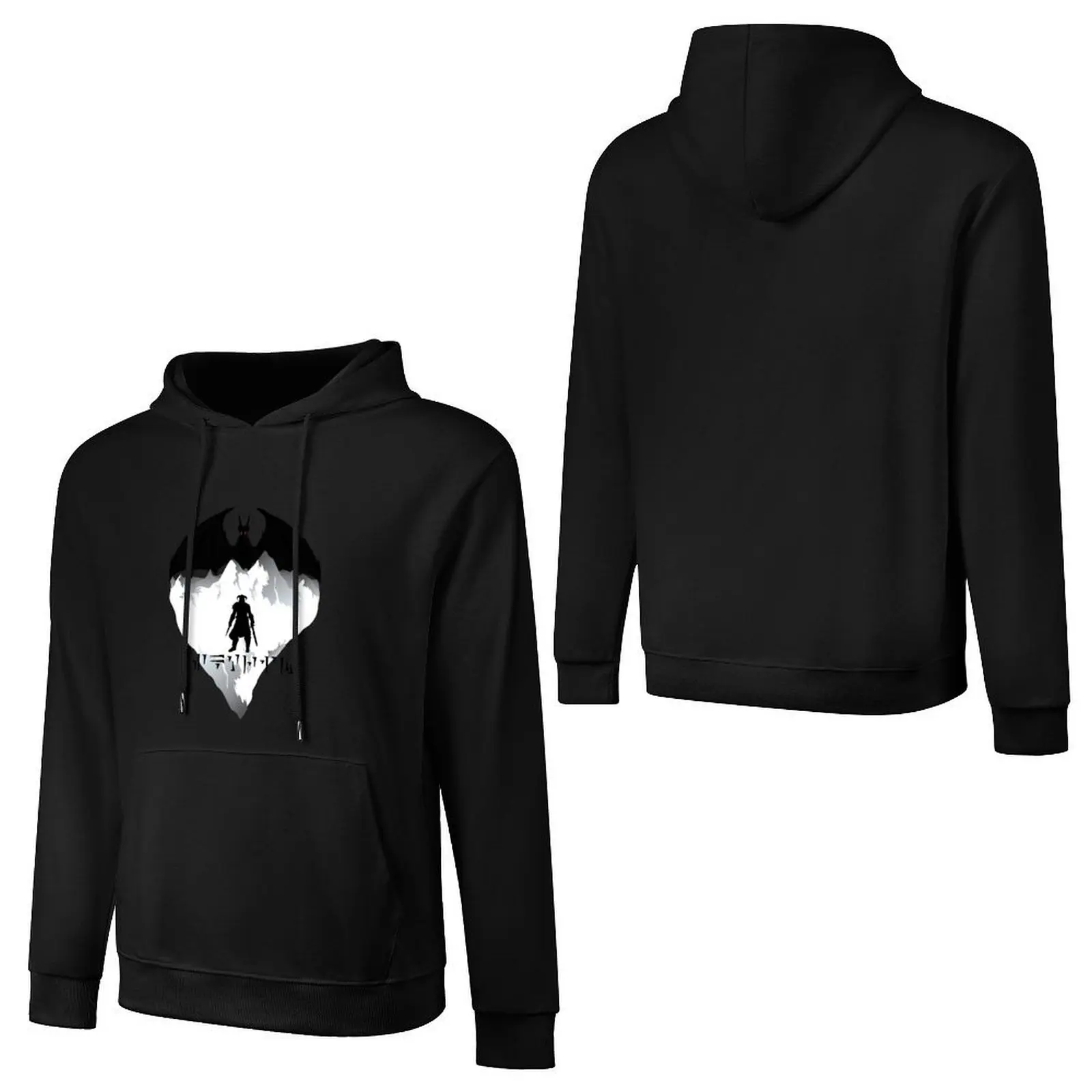 Dovahkiin Pullover Hoodie clothes for men anime clothing tracksuits