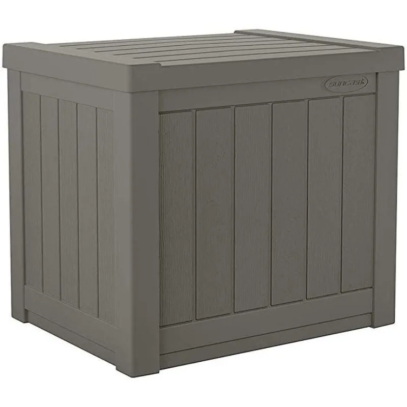 Suncast SS500ST 22 Gallon Small Resin Outdoor Patio Storage Deck Box (6 Pack)