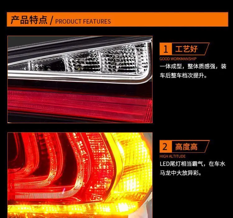 car bumper tail light for Lexus GS250 GS350 taillight LED 2013~2020y car accessories Taillamp for Lexus rear light fog