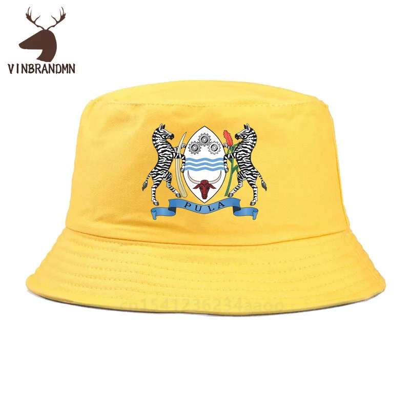 Botswana Hip Hop Fishing Hat Summer Outdoor Visor Bucket Hats Fisherman Best Gifts Botswana BWA Men Women Fashion Baseball Caps image 2