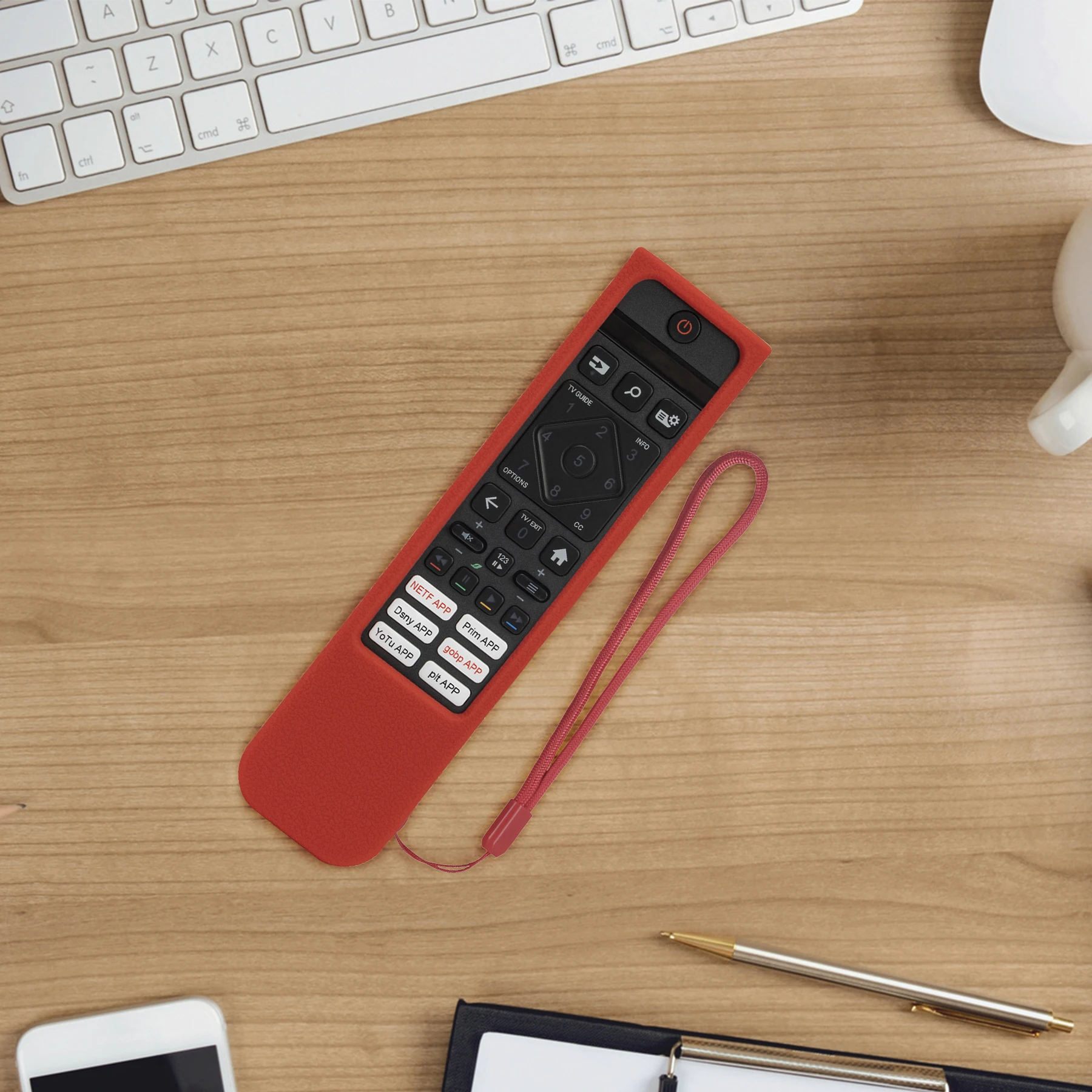 حافظات التحكم عن بعد لتلفزيون فيليبس 398GM10BEPHNE000SY SRC-3215-01 398GR10BEPHNL000SY SRC-3216-12 غمد حماية من السيليكون