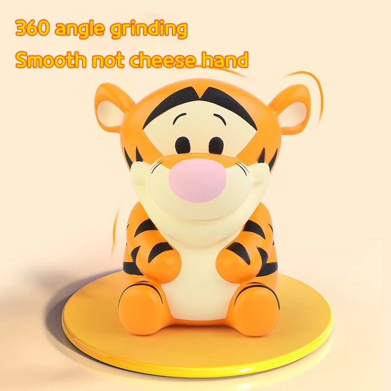 Disney Winnie The Pooh Soft Doll Cute Doll Pinch Music Slow Rebound Pu Decompression Decompression Toy Cartoon Ornaments Desktop