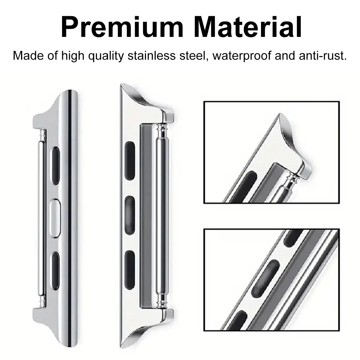 4 قطعة/المجموعة 14-16-18-20-22 مللي متر محول ل iWatch الترا 9 SE 8 7 6 5 4 3 2 الأشرطة عرض موصل ل أبل ساعة 49 45 44 42 41 38 مللي متر