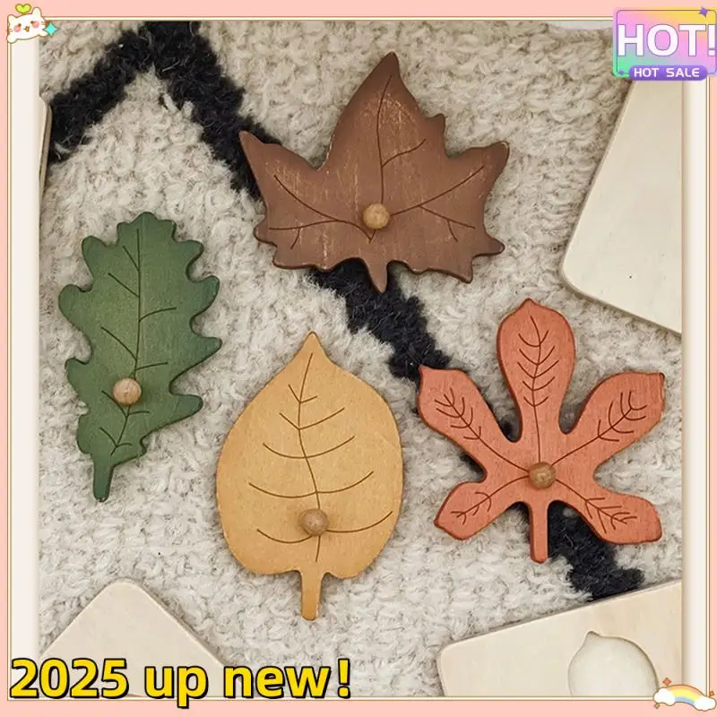 

Montessori Tree Puzzle Wooden Leaf Puzzle Hand Scratch Board Jigsaw Early Education Cognitive Panel Teaching