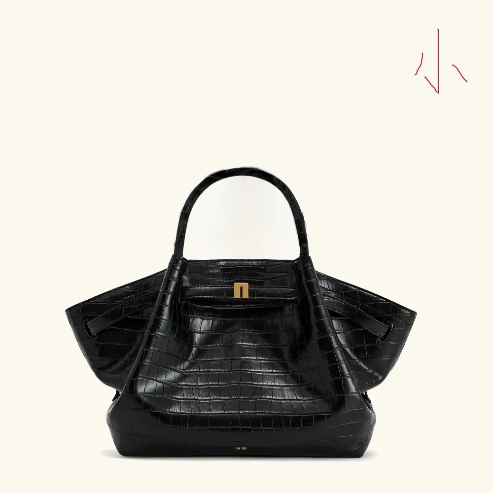 حار 2025 JW Pei sac à boulettes en daim épaule bandoulière sous les bras sac تصميم de Niche sac à main de mode sac fourre-tout